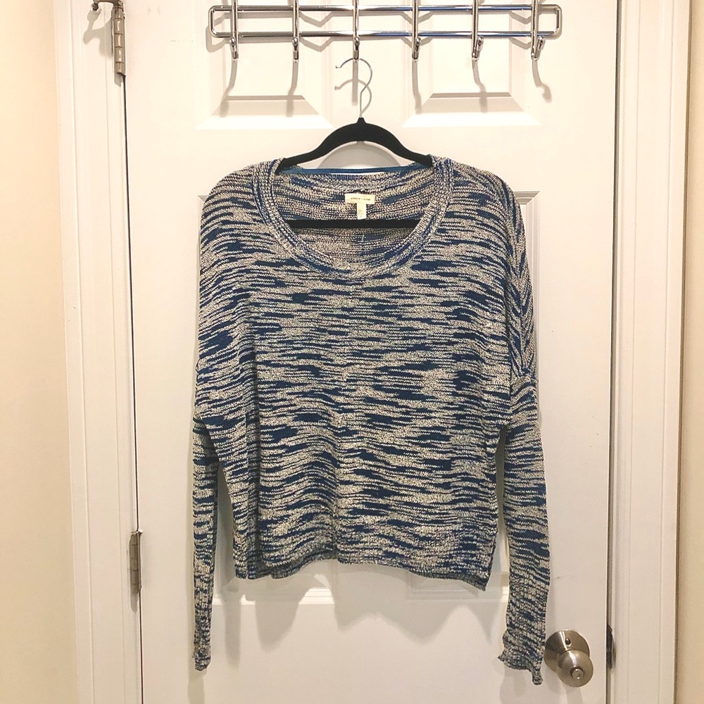 Blue + White Sweater